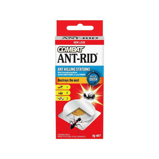 Combat 1 Ant Baits - 5g - Food Protein - Fipronil - 6 Pack - Auzzistore