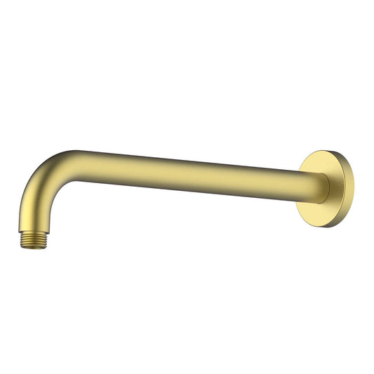 Mondella 300mm Brushed Brass Horizontal Shower Arm - Durable - Stylish