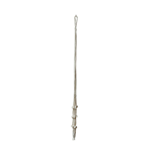Eden 110cm Cotton Macrame Hanger - Hand-Woven Plant Display with Tassels