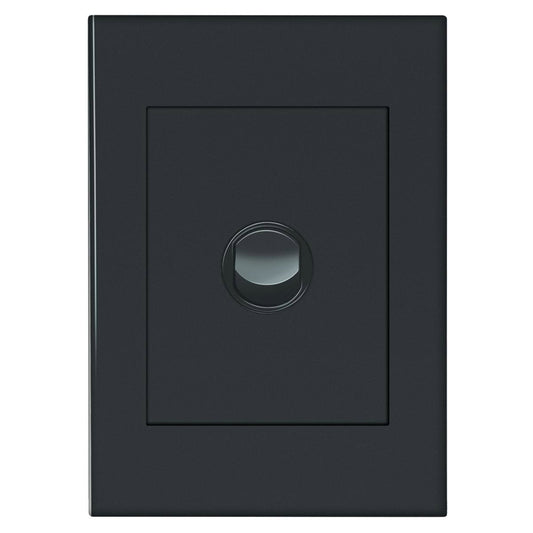 Hpm Vivo 1 Gang Wall Switch Grey Plastic 10AX Reliable Mechanism - Auzzistore