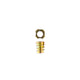 Taskmaster Brass Plated Curved Insert Nuts - M8 x 15mm - Pack of 10