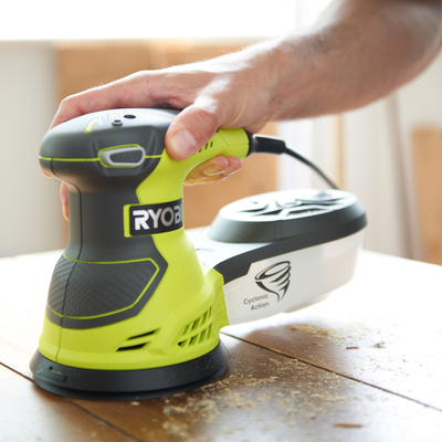 Ryobi Random Orbital Sander 125mm Hook & Loop Dust Collection