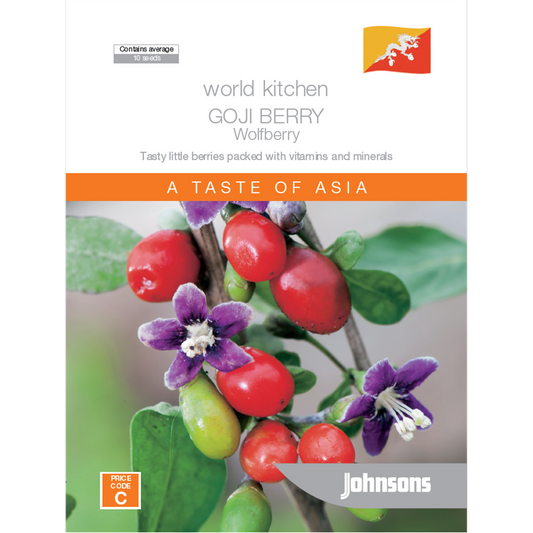 Johnsons Goji Berry Seeds - 95mm - Easy To Grow - Nutritional Powerhouse - Auzzistore