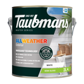 Taubmans 2L White Semi Gloss All Weather Exterior Paint - Mould Resistant - UV Protection