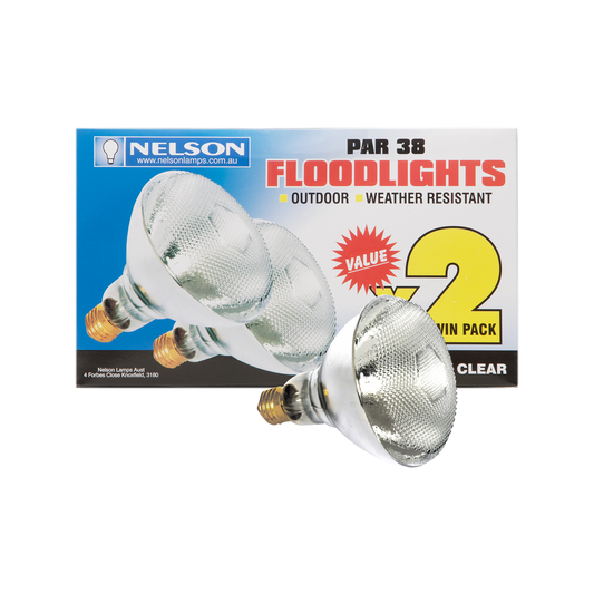 Nelson PAR38 Replacement Globes - 150W - Glass - Indoor/Outdoor Use - Auzzistore