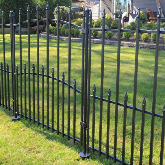 Peak 400mm Black No Dig Fencing Post Spike - Steel - Durable - Easy Install – view 2 - Auzzistore