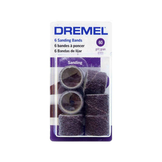 Dremel 60 Grit Sanding Band 13mm 6 Pack - Brown - Auzzistore