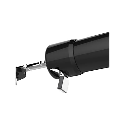 Rolltrak Black Pneumatic Screen Door Closer 300mm Steel Easy Hold