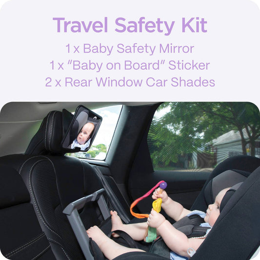 Perma Child Safety Travel Safety Kit - 3 Piece Set - Sunshades, Mirror, Sign - 120cm x 60cm – view 2