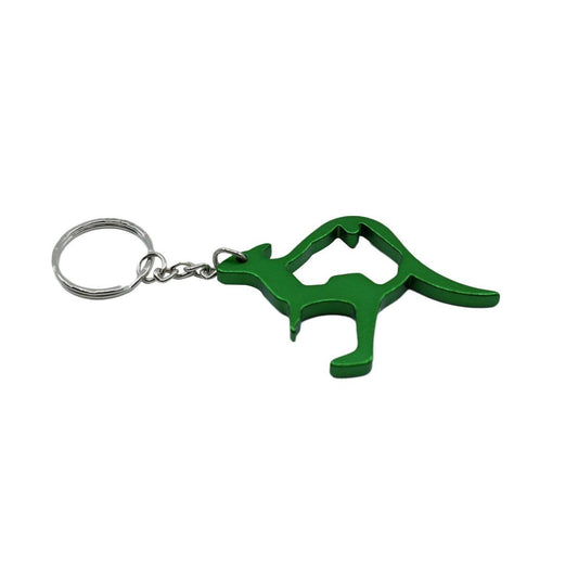 Key Essentials Kangaroo Bottle Opener Key Ring - Assorted Colours - 4.8mm x 68mm