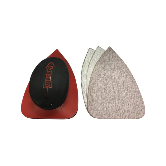 Rocket Mouse Sander - 130mm - Hook and Loop - Rubber Coated Grip - Auzzistore
