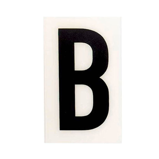 Sandleford Self Adhesive House Letter B - 60mm - White - Durable Polycarbonate - Auzzistore