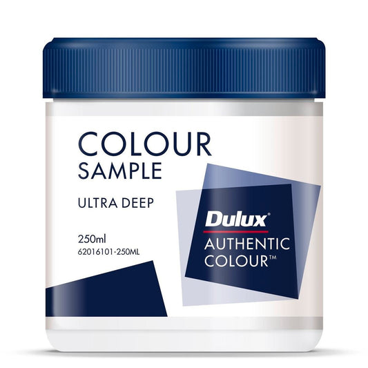 Dulux Ultra Deep Sample Pot - 250ml - Water Based - Easy Cleanup - Auzzistore