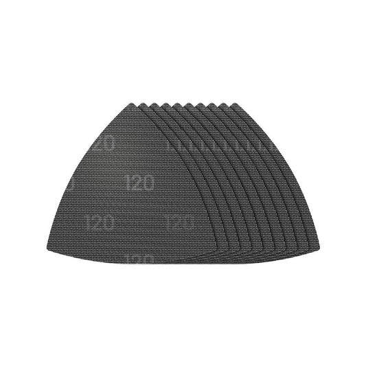 Full Boar Triangular Mesh Sanding Sheets 120g 10 Pack - 93mm x 93mm - Washable - Auzzistore