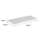 Flexi Storage Home Solutions White Matte Shelf 900mm Particle Board Durable