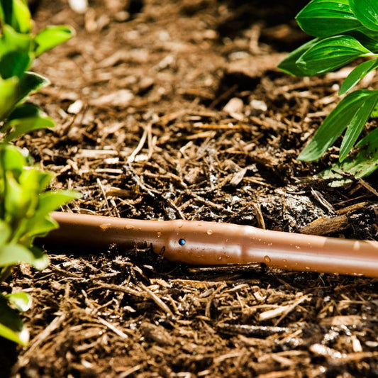 Pope Drip Eze Drip Irrigation Tube 13mm x 30m - Brown - Efficient Water Delivery – view 2 - Auzzistore