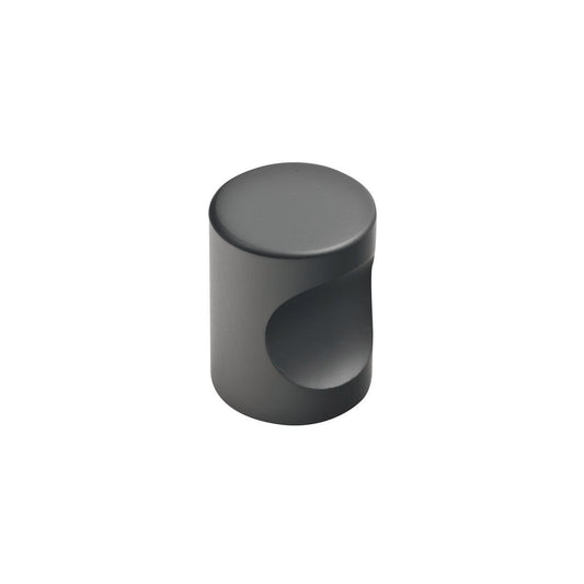 Prestige 20mm Black Fingerpost Knob - Aluminium - Easy To Clean - Modern Design