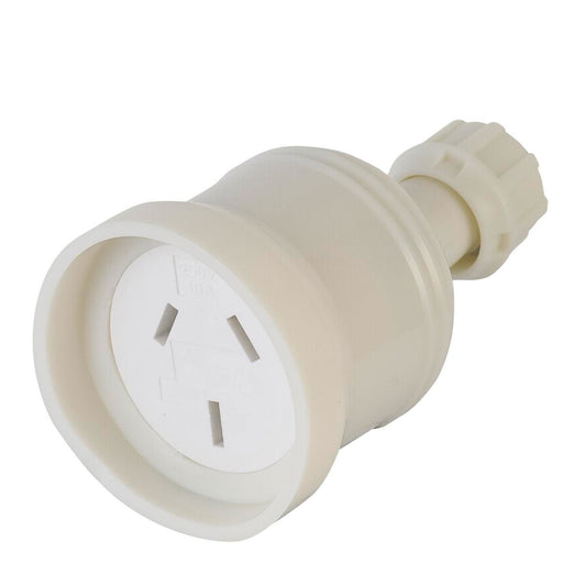 Deta Extension Socket - 10A - PVC - Flexible Cover - Auzzistore