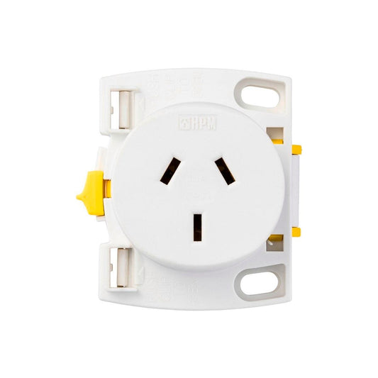 Hpm Quick Connect Plug Base - ø 70mm - Plastic - 10A - 10 Pack - Auzzistore