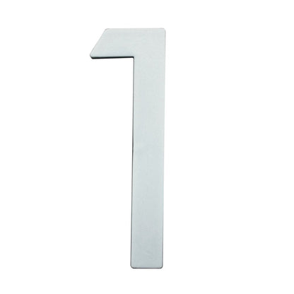 Sandleford 90mm Glow In Dark Acrylic House Number 1 - Strong Adhesive