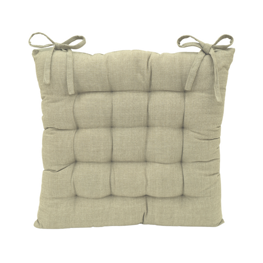 Mojo 44cm Outdoor Chair Cushion - Latte - Durable & UV Resistant