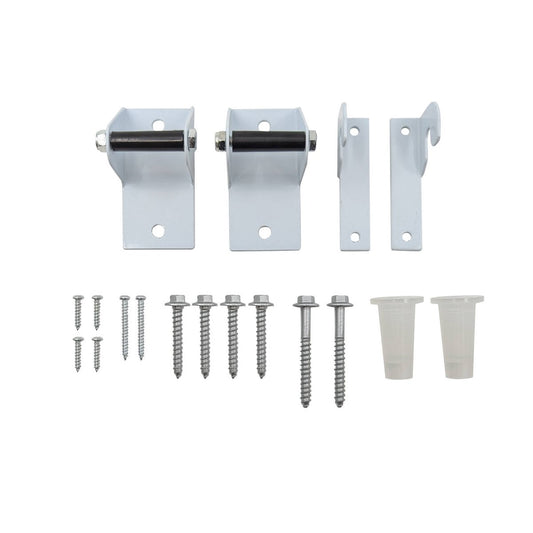 Carinya Universal Clothes Dryer Wall Mount Kit - 2 Wall Brackets - White - 40mm x 35mm x 80mm – view 2 - Auzzistore