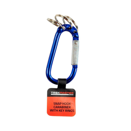 Taskmaster Aluminium Carabiner - 37mm - Durable - Lightweight - Versatile - Auzzistore