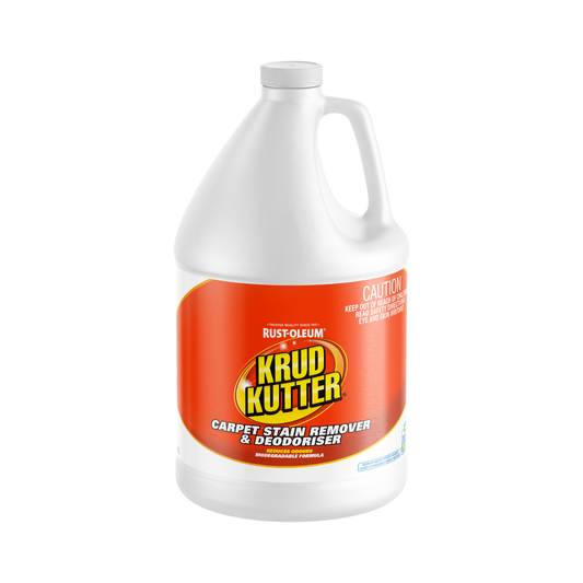 Krud Kutter Instant Carpet Stain Remover Plus Deodoriser 3.78L - Effective on Pet Stains - Safe for All Carpet Types