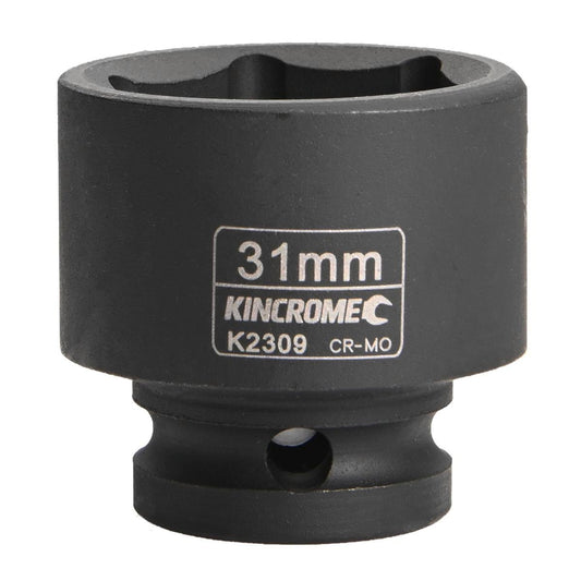 Kincrome 31mm Impact Socket Cr-Mo Steel Rust Resistant Durable