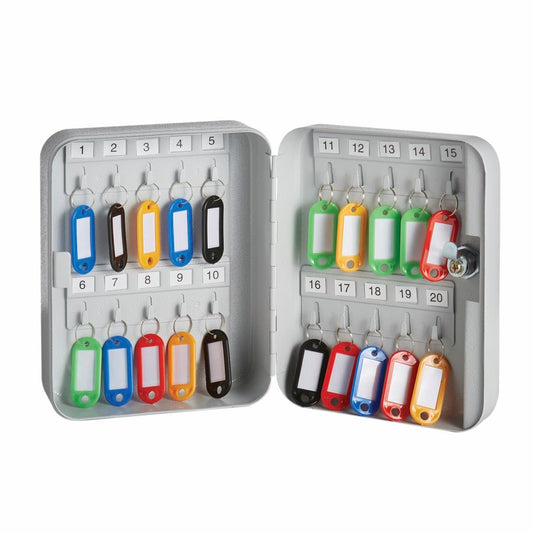Sandleford Key Cabinet 20 Keys 200 x 160 x 80mm Steel - Auzzistore