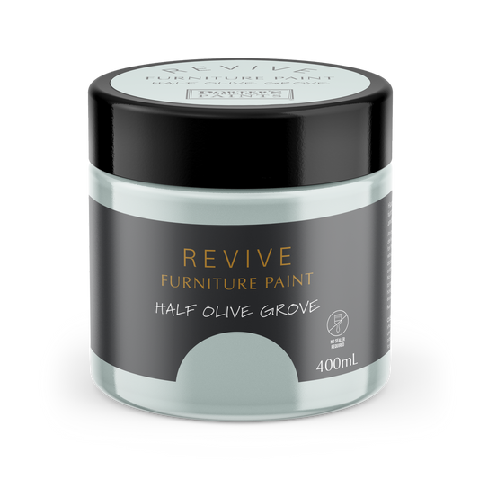 Porters Revive Furniture Paint 400ml - Half Olive Grove - 400ml - Low Odour - Auzzistore
