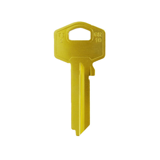 EHI Gold Blank Key - TE2 GR10 - 54mm x 24mm - Compatible with Locks – view 2 - Auzzistore