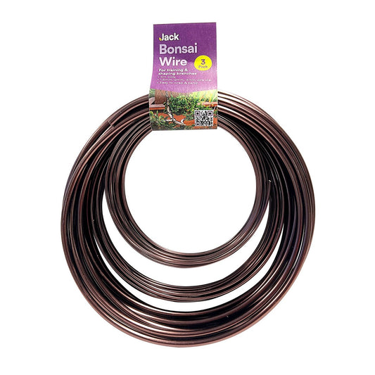 Jack Bonsai Wire 3 Pack - 1.5mm, 2mm, 4mm - Flexible Branch Training - Auzzistore