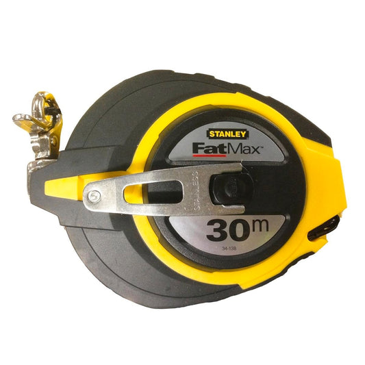 Stanley Fatmax Tape Measure - 30m - ABS Plastic - Non-Slip Grip - Auzzistore