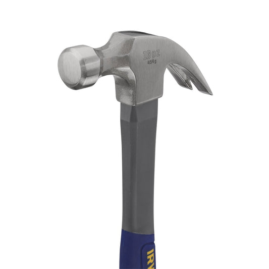 Irwin Fibreglass Hammer - 16oz - Fibreglass - ProTouch Grip – view 2 - Auzzistore