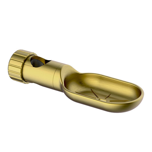 Evekare 32mm Brushed Brass Soap Holder - Adjustable - Easy Install