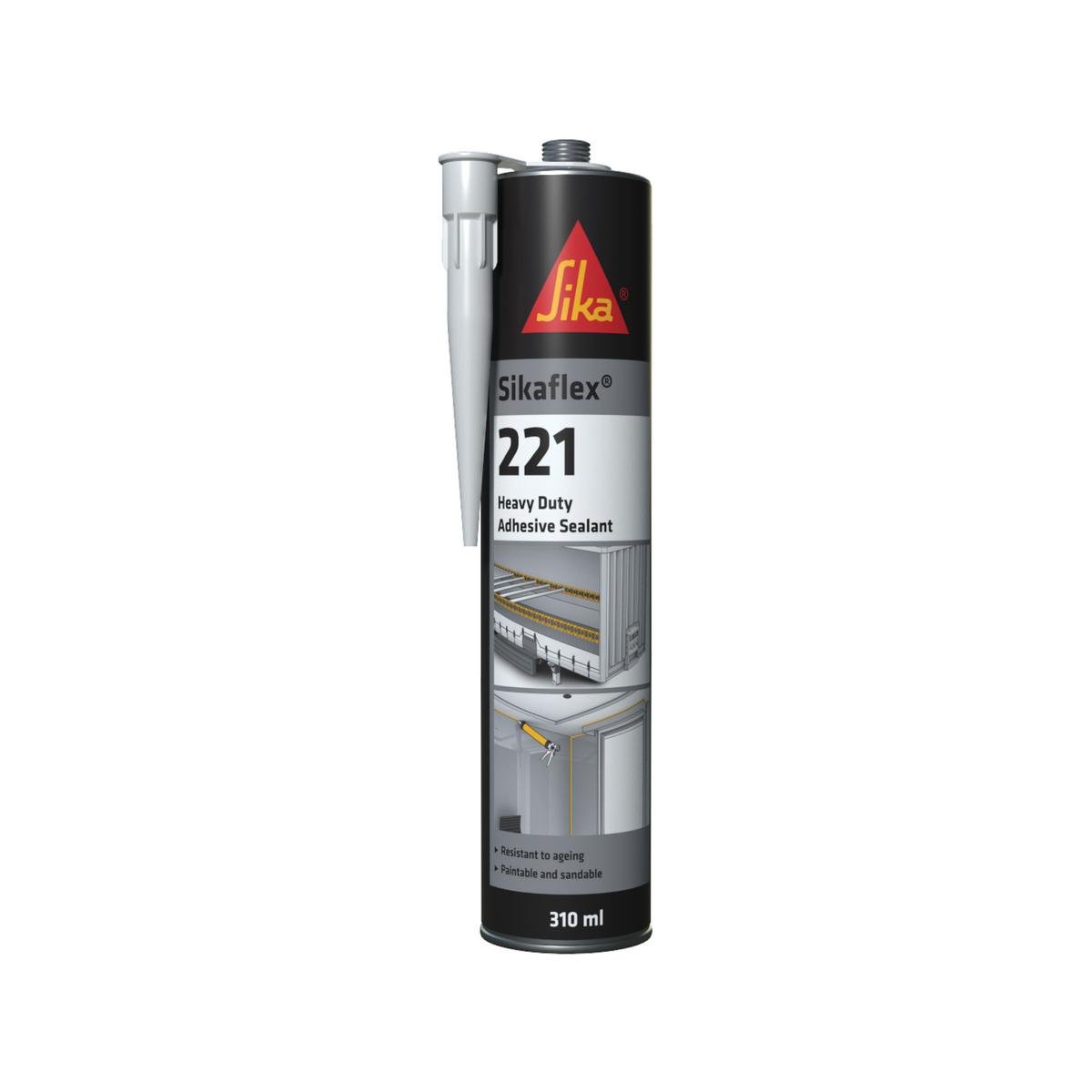 Sika Sikaflex 221 Multi Purpose Adhesive Sealant 310ml White Polyurethane
