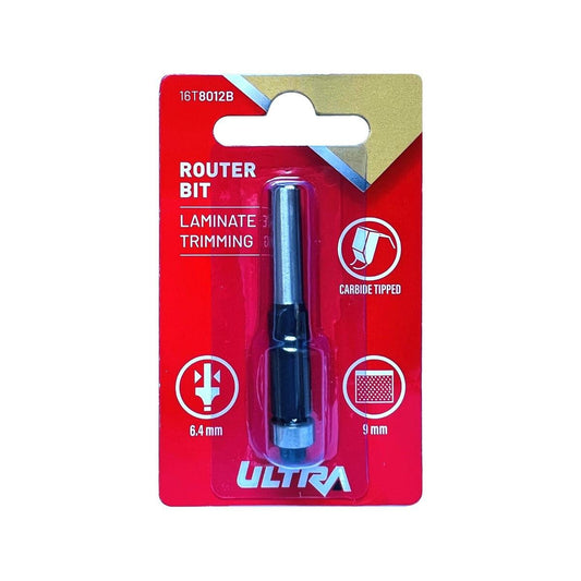Ultra Flush Trim Router Bit 9mm Diameter Tungsten Carbide Durable - Auzzistore