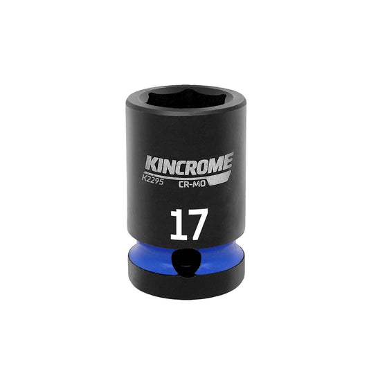 Kincrome Impact Socket - 17mm - Chrome Molybdenum Steel - Rust Resistant
