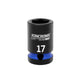 Kincrome Impact Socket - 17mm - Chrome Molybdenum Steel - Rust Resistant