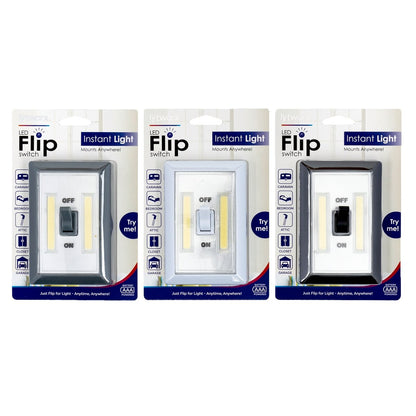 Lytworx LED Flip Switch - Battery Operated - ABS Plastic - Instant Light