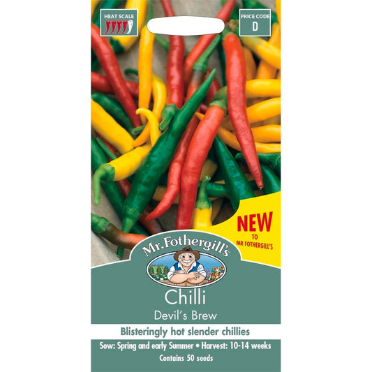 Mr Fothergill Chilli Seeds - 75mm - Seeds - Super Hot Mix - Auzzistore