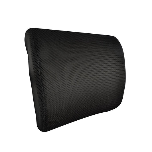 All Set Black Memory Foam Car Pillow - Ergonomic Support - 335mm x 320mm x 120mm