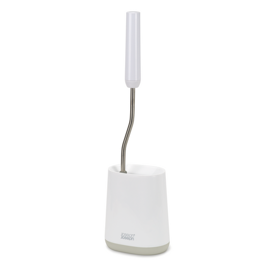 Joseph Joseph Duo Flex Lite Toilet Brush - Flexible Head - Anti-Drip Design - 123mm x 422mm x 87mm