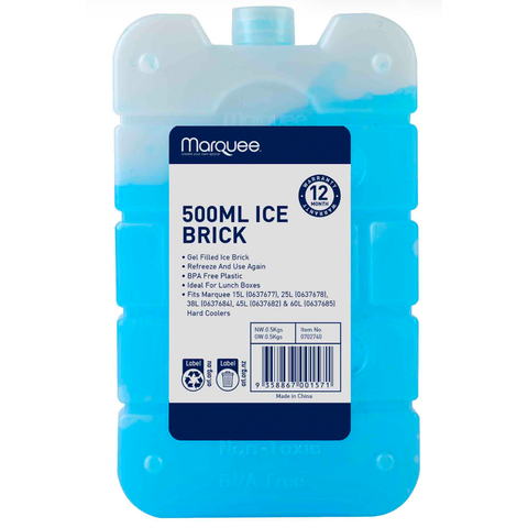 Marquee Medium Ice Brick - Reusable Cooling Solution 195mm x 120mm