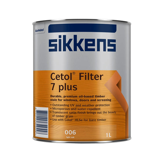 Sikkens Timber Stain - 1L - Light Oak - Oil-Based - UV Resistant - Auzzistore