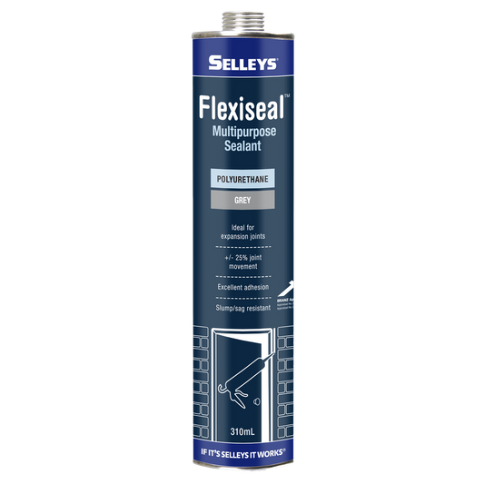 Selleys Grey Flexiseal 310ml Polyurethane Sealant - Weatherproof - Fast Curing - Flexible - Auzzistore
