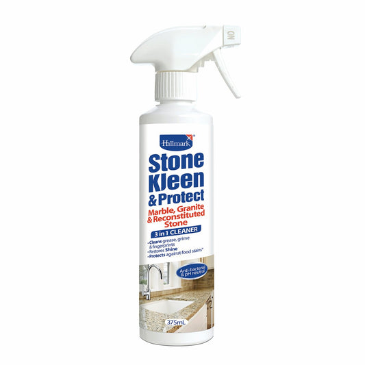 Hillmark Stone Kleen - 375ml Cleaner - Marble Granite - Streak Free