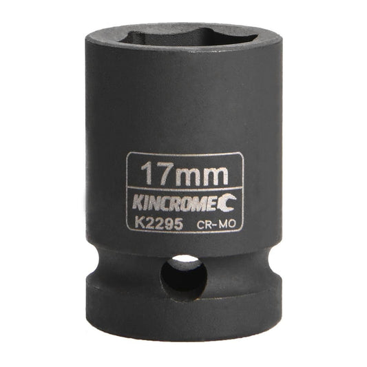 Kincrome Impact Socket - 17mm - Chrome Molybdenum Steel - Rust Resistant - Auzzistore