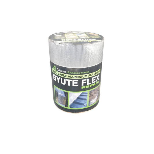 Cagroup Byute Flex Repair Tape - 200mm x 5m - Silver - Weatherproof Seal - Auzzistore